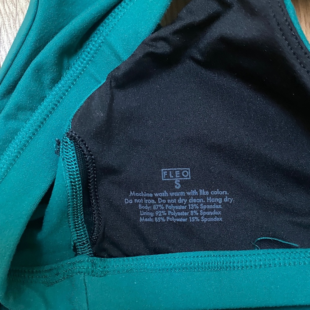 Fleo Deep Teal Activewear Set - Picture 7 of 8
